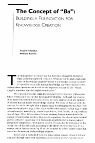 The Concept of "Ba": Building a Foundation for Knowledge Creation